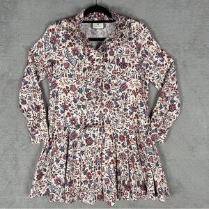 Tuckernuck Tate Dress Indigo Chintz Floral Print Women’s Small Mini Length